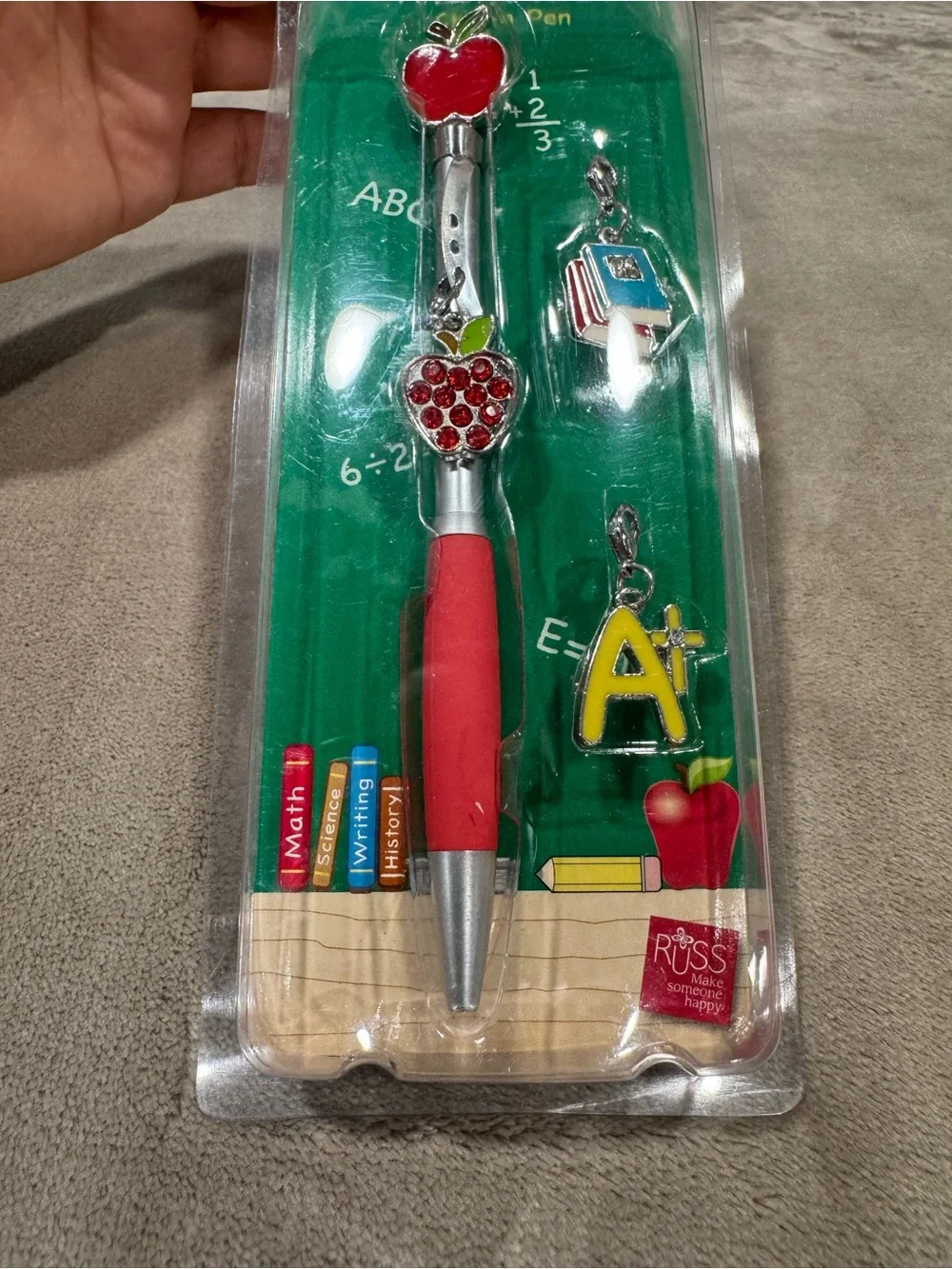 Teacher Appreciation Charm Pen